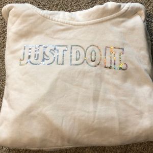 WOMENS LARGE NIKE COWL NECK HOODIE